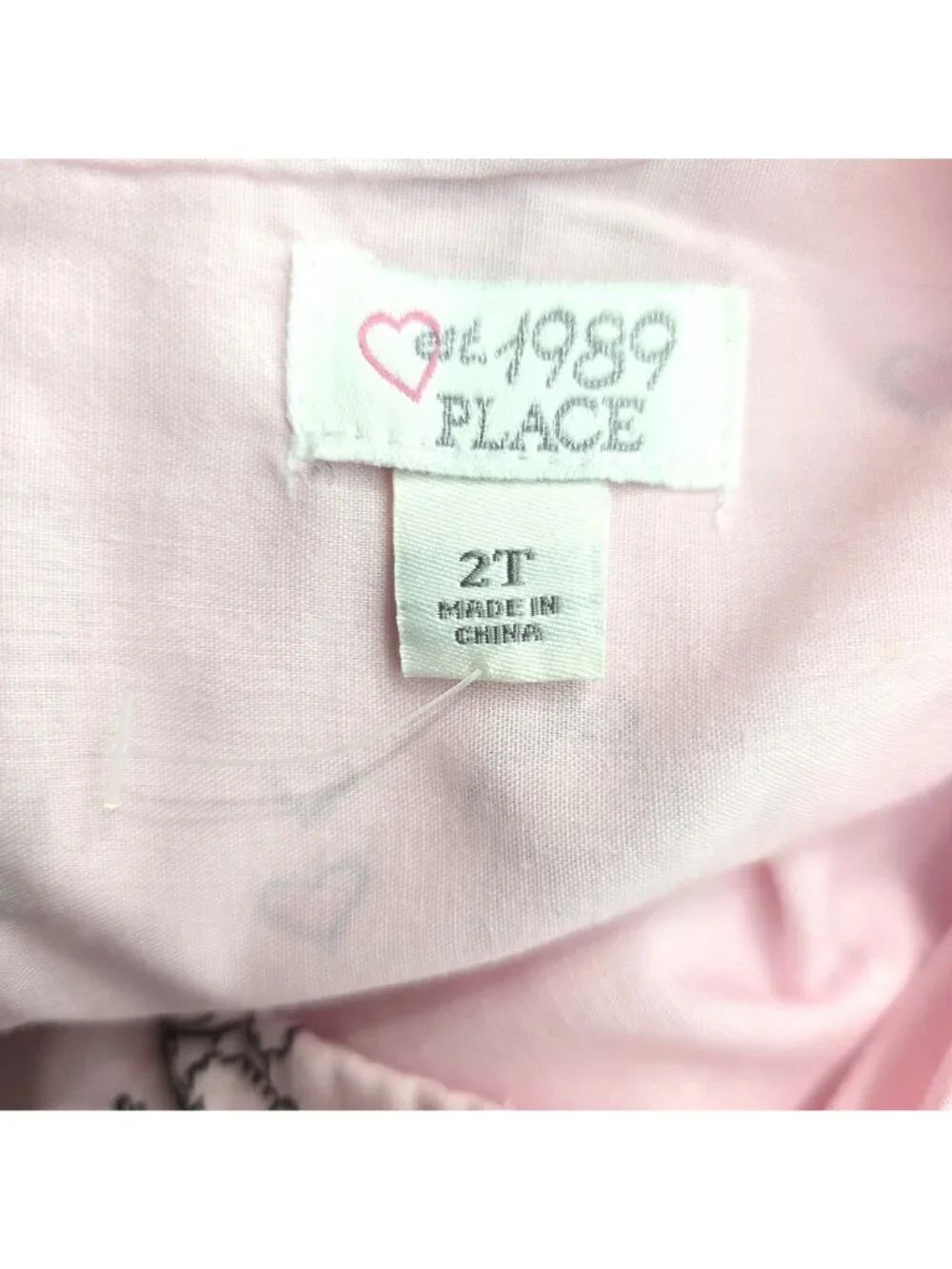 The Children's PLace Pink Paris Eiffel Sleeveless Party Dress Baby Size 2T
